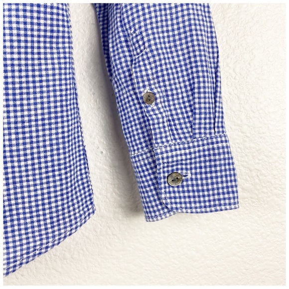 Scotch Shrunk‎ Blue & White Plaid Button Down Size 4 - Picture 6 of 7